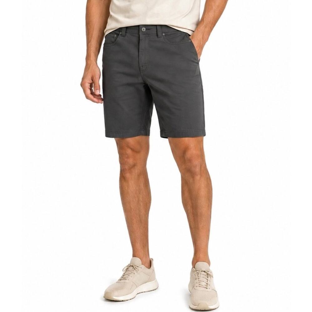 prAna Men’s Charcoal Performance Shorts Outdoor Hiking Travel Size 32